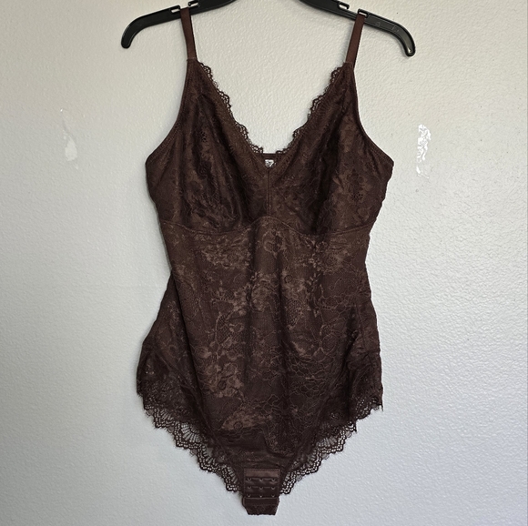 Feelingirl Women's Shaping Lace Shapewear Thong Bodysuit/ XXL - Picture 1 of 14